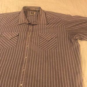 Men’s western pearl snap shirt